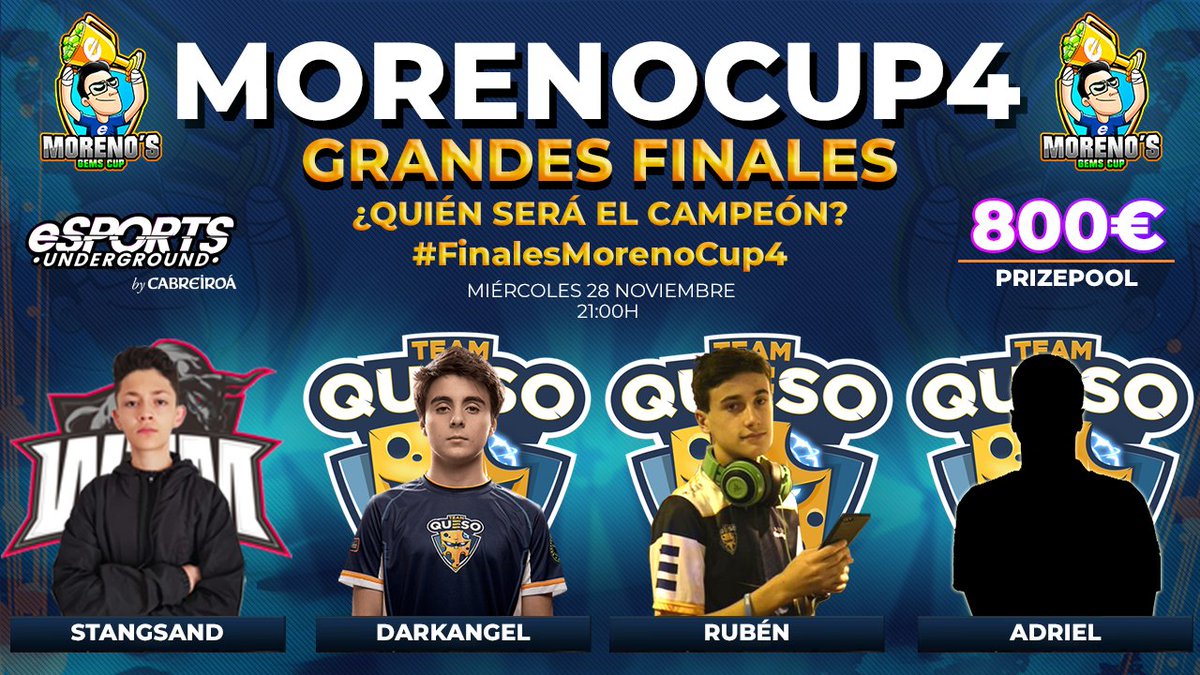 RevolAimar's tweet photo. EN 30M!!!ARRANCAMOS
 🚨#MorenoCup4 #FINALES 🚨
🏆Mas de 100 Jugadores Top, solo quedan 4 
📌https://t.co/qscZqNj8dj
🏆Quien se alzara #Campeón de esta edición?
📌800€ en premios les esperan
📌¿Te lo vas a perder?
🧀¿Tendremos #Quesocidio?⬇️En mi canal⬇️
🎥https://t.co/uNgqbwPTMI https://t.co/tywhZYYqI8