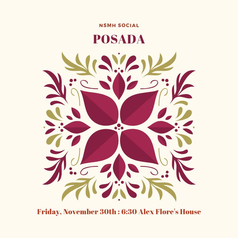 NMSUNSMH's tweet photo. LAST SOCIAL OF THE YEAR! Come join us at Alex's on Friday at 6:30 house as we celebrate our end of the year and our graduating seniors! If you plan to attend DM Alex for his address.Please bring a dish to share with everyone!
•
#NMSUtakesNSMH #nsmhprstar18 #nsmhprstar #NSMHworld https://t.co/iEnQCOyTey