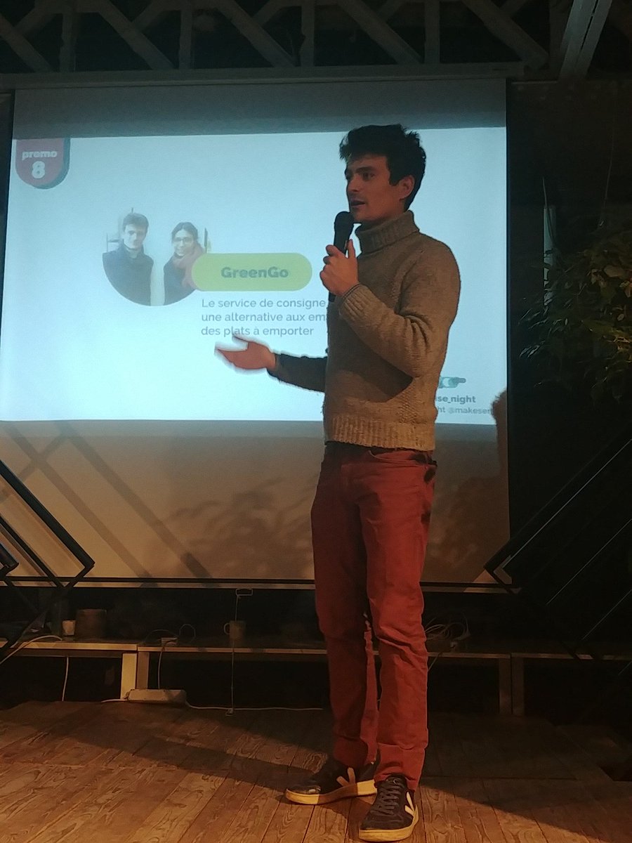 makesenseforE's tweet photo. #greengo remet la consigne au goût du jour, finis les emballages des plats à emporter ! #zerodéchet #SenseNight https://t.co/olji9ZqPgY