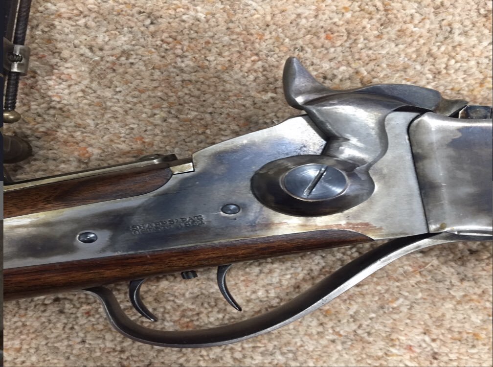 CraigKiddLTD's tweet image. Our dream Black Powder Target Rifle has finally arrived in store. 45-110 Sharps replica as used by Tom Sellick in Quigley Down Under. A real ⭐️ of the shop. Conditions apply .. #craigkiddltd #knottingley