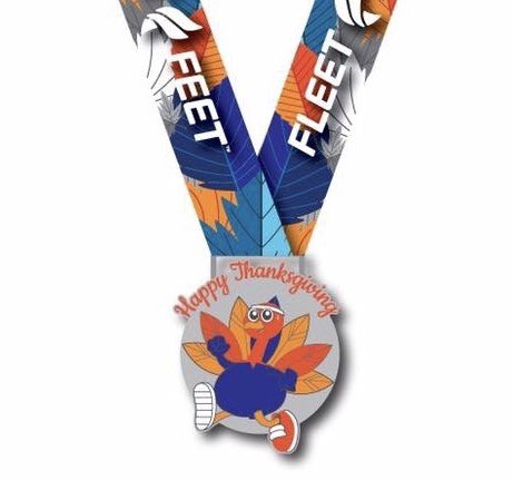 Turkey trot medals are in. If you did not get one the day of the run, please stop by the store and pick one up. They double as fun Christmas tree ornaments as well!