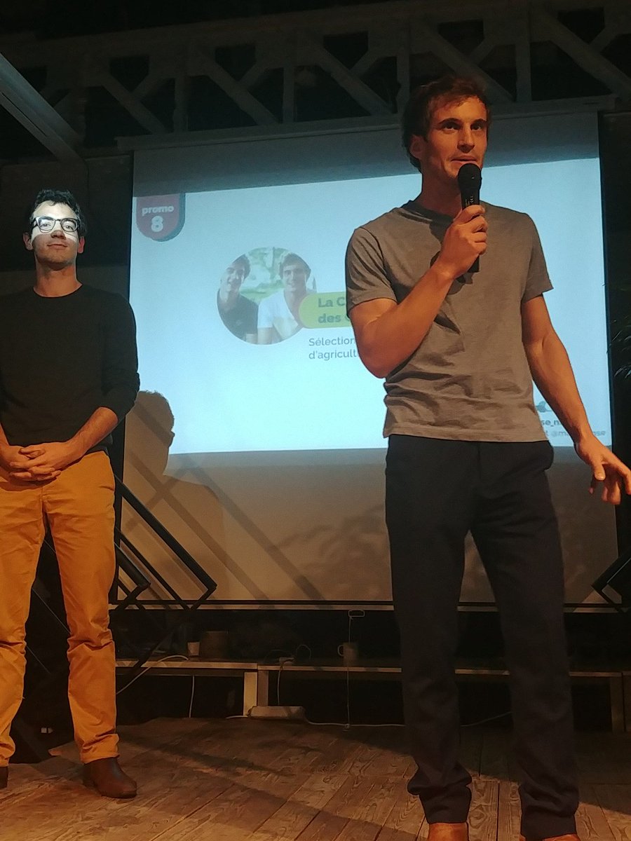 makesenseforE's tweet photo. #lacagnottedeschamps nous raconte une histoire ... Celle de leur plateforme de financement pour soutenir les projets d'agriculture durable partout en France #SenseNight #agriculture #financement https://t.co/nj8yN2Evu2