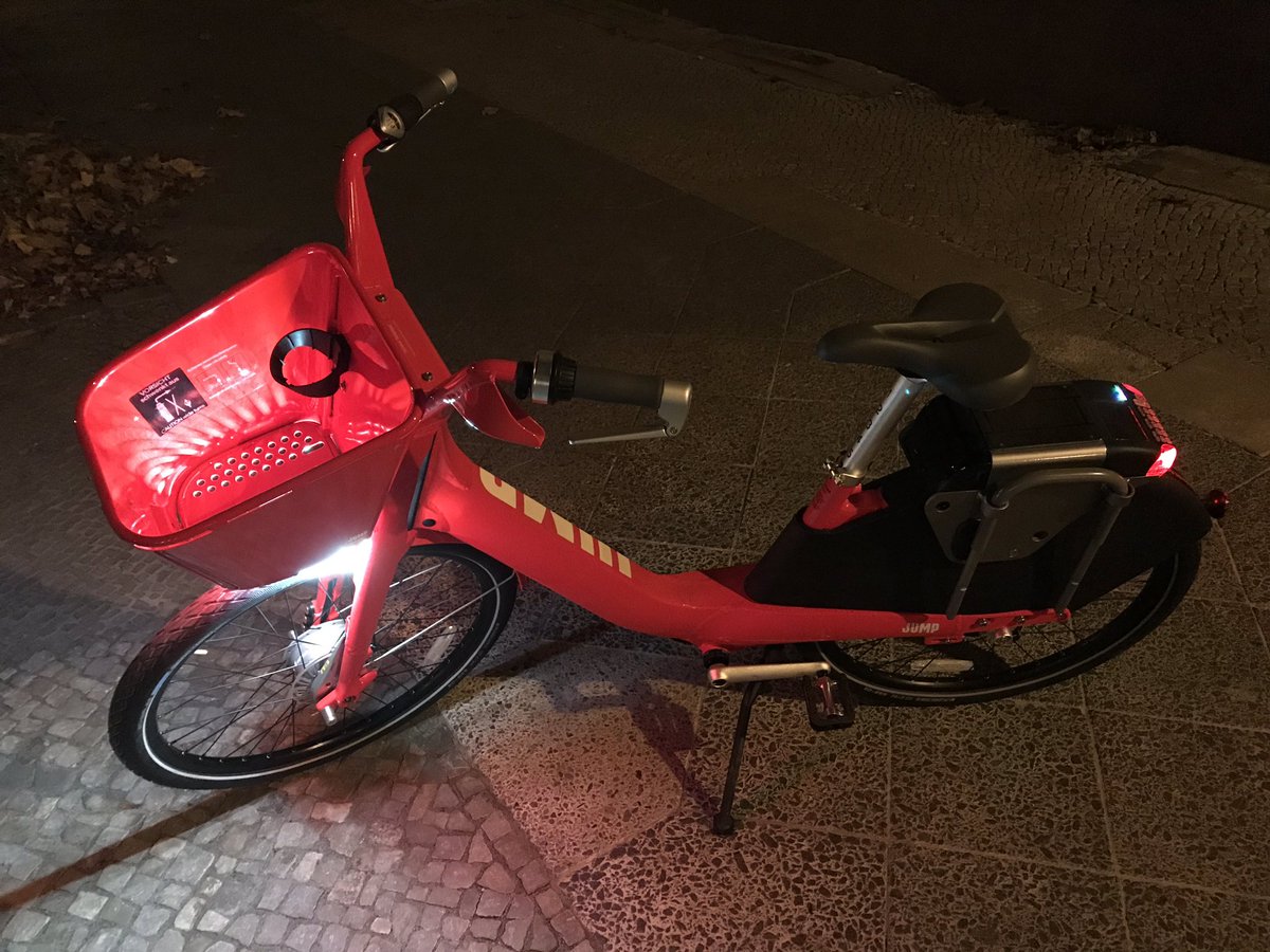 Fazit nach der ersten Tour mit <a href="/Uber/">Uber</a>‘s #ebike-#sharing-Service in Berlin: etwas kalt, aber ein super Fahrerlebnis. Definitiv eine sehr sinnvolle Erweiterung der urbanen #Mobilität! <a href="/jump_rides/">JUMP</a>