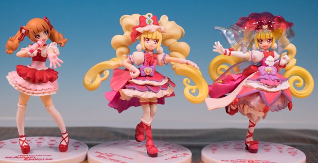 のぶの レビューしました バンダイ食玩 Hugっと プリキュア キューティーフィギュア4 その2 キュアマシェリ キュアアムール マザーハートスタイル ふぃぎゅる T Co 1tldhny3rh