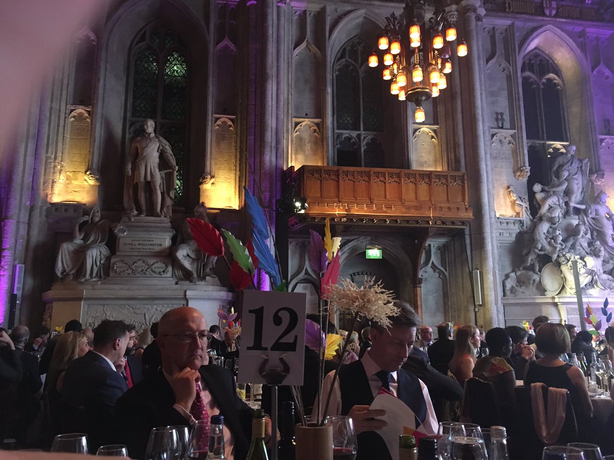 clareweller's tweet photo. Amazing venue for the #SocEntAwards18 tonight @GuildhallLondon. Good luck @EastCoastCH! https://t.co/CNzDKg9PgH