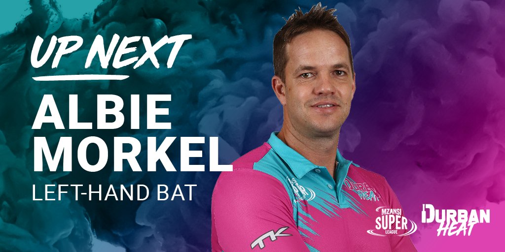 durban_heat's tweet photo. OUT!
@KhayaZondo73 is trapped LBW off the bowling of Tshepo Moreki. Next to the crease is @albiemorkel.
#DHvPR #MSLT20 #HeatUp π₯ https://t.co/CnDb4DUVSe