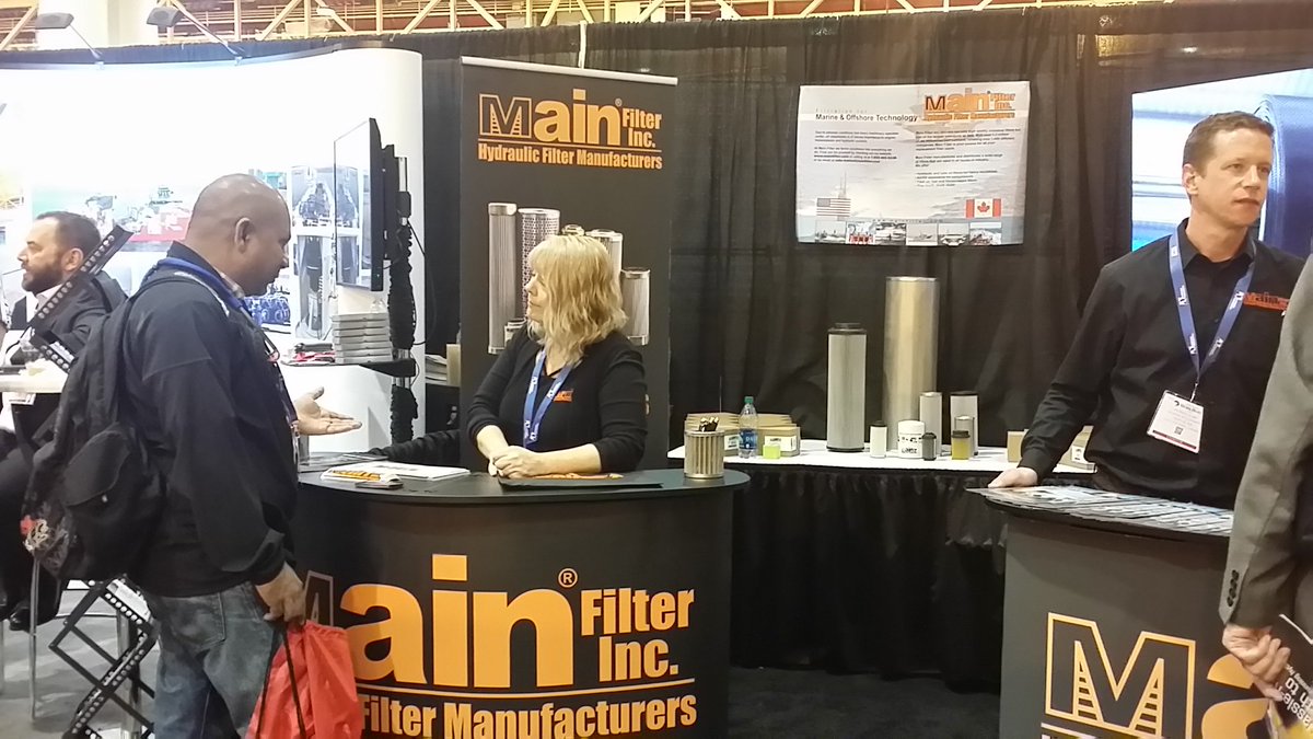 FPW_MaryGannon's tweet image. Always great to see and learn about new-to-me #Hydraulic manufacturers, like @MainFilter. See them at booth 1462 @WorkBoatShow! #filtration @fluis