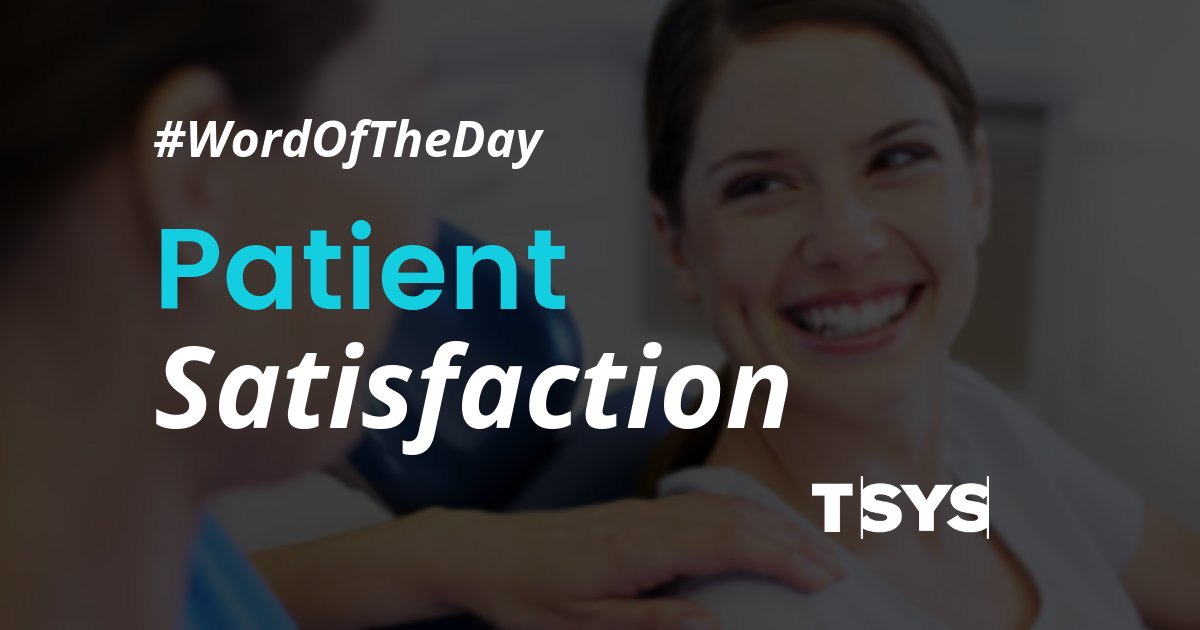tsysmerchant's tweet image. #WordOfTheDay: This gives providers valuable insights into the effectiveness of patient's care–and it's becoming a primary goal for many #HealthPractices. bddy.me/2Azs6KD 
#WednesdayWisdom #TSYSHealth