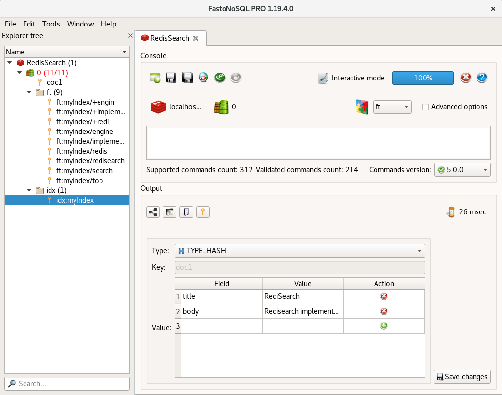 Fastoredis's tweet photo. #RedisSearch in @Fastoredis on Linux. 
from redisearch import Client  
client = Client('myIndex')
client.create_index([TextField('title', weight=5.0), TextField('body')])
client.add_document('doc1', title = 'RediSearch', body = '...') doc1 => hash type. https://t.co/aodpI1VYzE