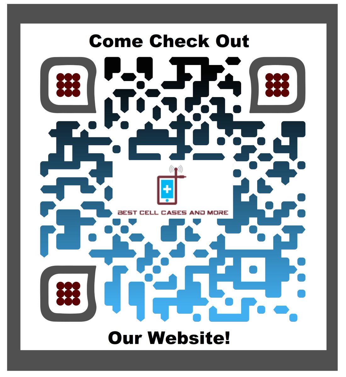 CasesCell's tweet image. Scan Our QR Code For Quick &amp;amp; Easy Access to Our Website!