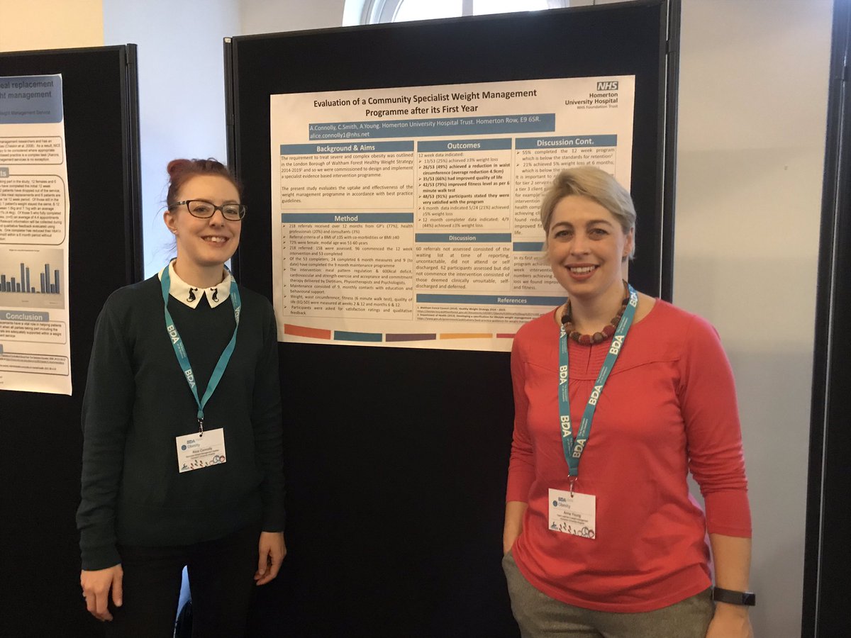 Really proud to be showing the @SAWMteam first year clinical outcomes at the #BDAobesityevent I will stand by the poster tomorrow - please come and say hello! #obsmuk  #trustadietitian