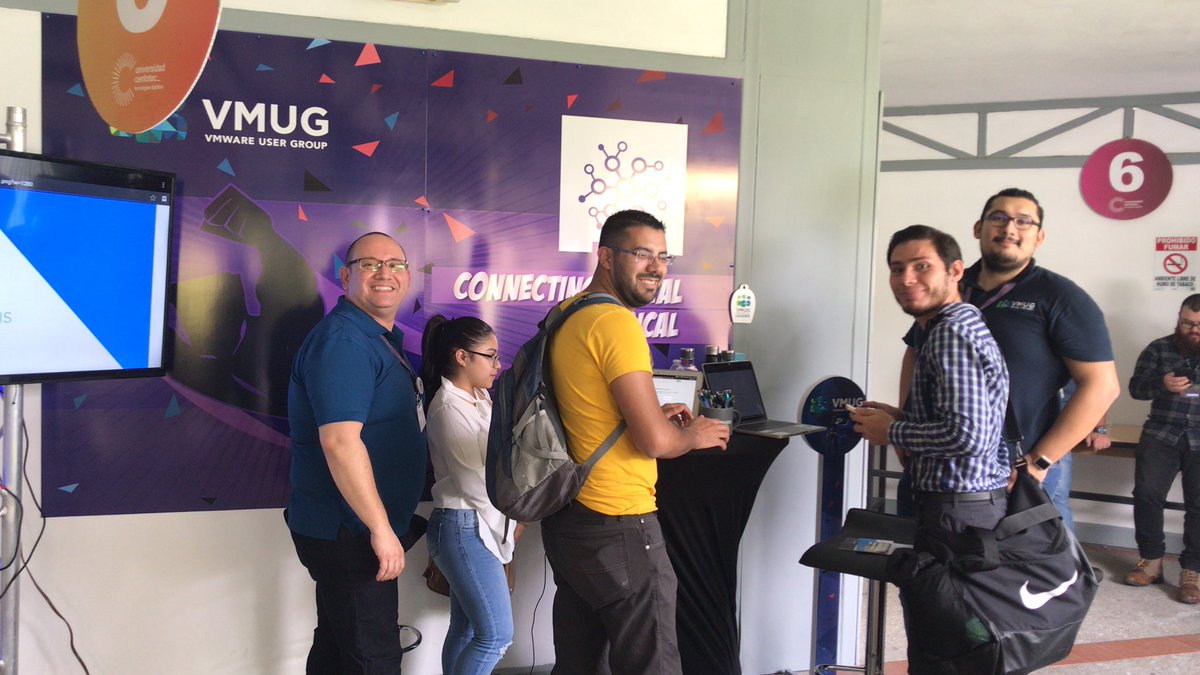 Excelente día de reclutamiento para el <a href="/vmug/">The VMUG</a> Costa Rica en el VMware Day 2018 <a href="/vmware_latam/">VMware Latinoamérica</a> @virtualizecr <a href="/vBrownBagLATAM/">vBrownBagLATAM</a> #vmwareday