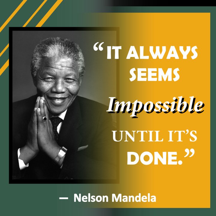 ExpressProsVA's tweet image. "It always seems impossible until it's done." -Nelson Mandela #ItsPossible #YouCanDoIt