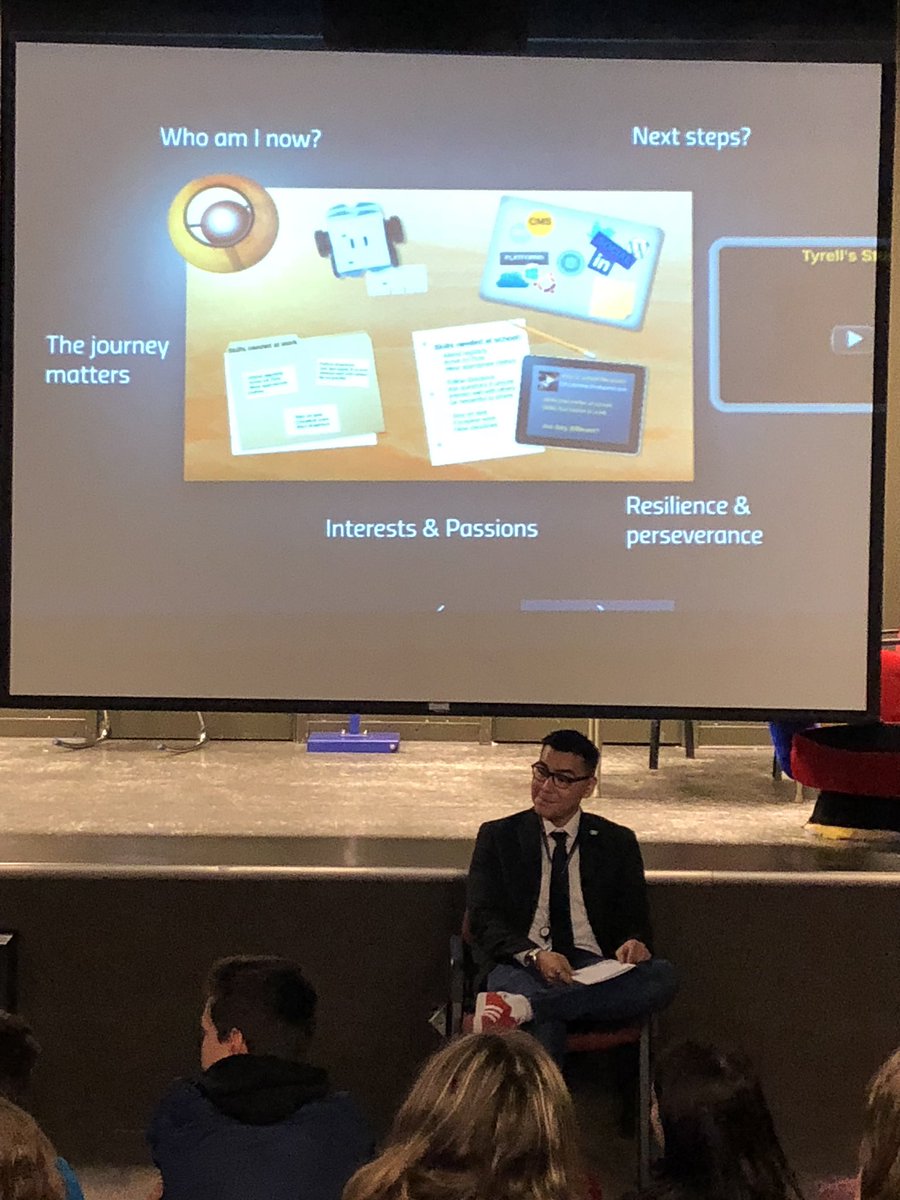 joceberg's tweet photo. Tyrell Bird is sharing his journey in education and life with the students of Westdale School! @PembinaTrails @westdale_school https://t.co/ESXqYHjNf7