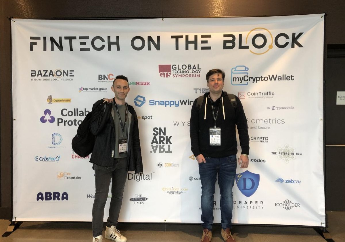 snarkdotart's tweet photo. Attending #FTOB? The founders of https://t.co/aDtFwrqJZ3 @ml_snark and @alehin77 are there too. Let's talk about #blockchainart, #89seconds and stuff. #FTOB18 https://t.co/Kivus29ihL