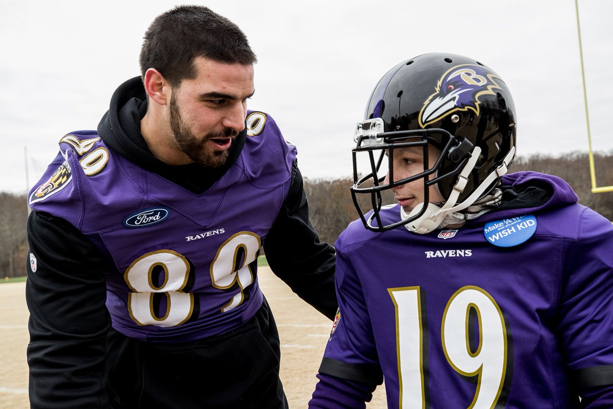 As he fights brain cancer, Frankie Collurafici's wish was to be a Raven.
Meet our newest quarterback.