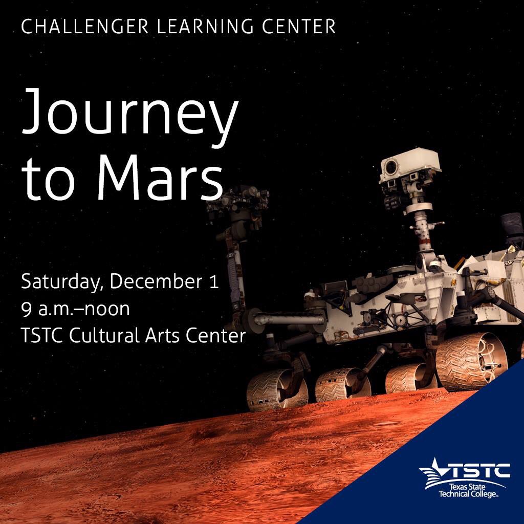 TSTCAlumni's tweet image. Join us at #TSTCinHarlingen for this free community engagement day in celebration of NASA&apos;s 60th anniversary. Participate in activities such as building a straw rocket, creating a Mars habitat using 3D printing pens, viewing the planetarium, and much more. 
#TSTC #TSTCalumni
