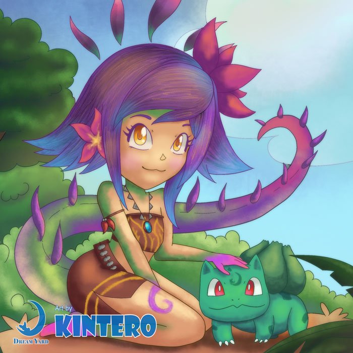 ChibiYard's tweet photo. This chibi version of #Neeko (League of Legend character) and #Bulbasaur is my way to celebrate the launch of #Pokemon Let's Go Pikachu and Eevee!!
I hope you like it! #lol #LeagueOfLegends #PokemonLetsGo https://t.co/DZipYjz4Vh