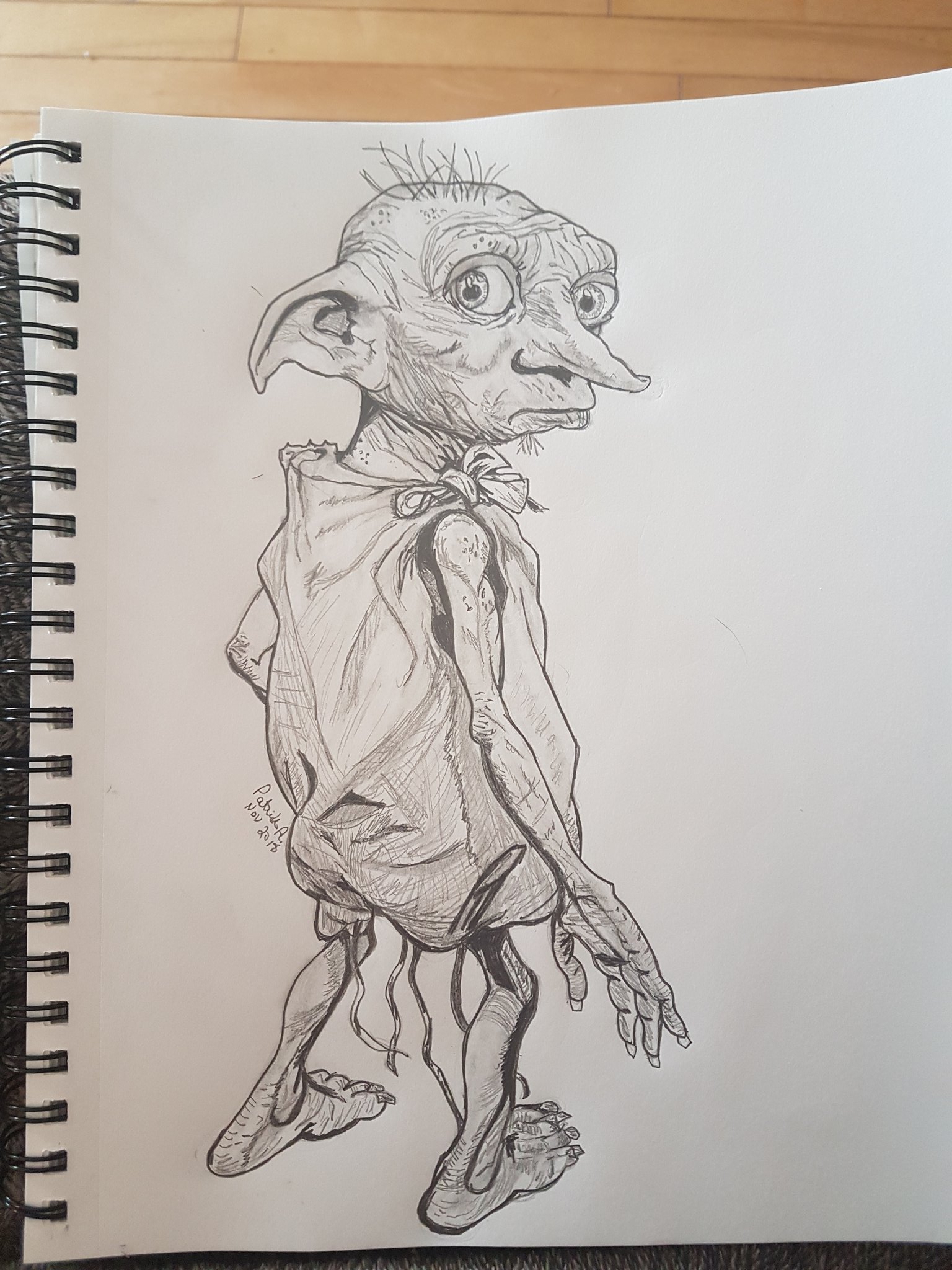 Top 153+ dobby sketch easy