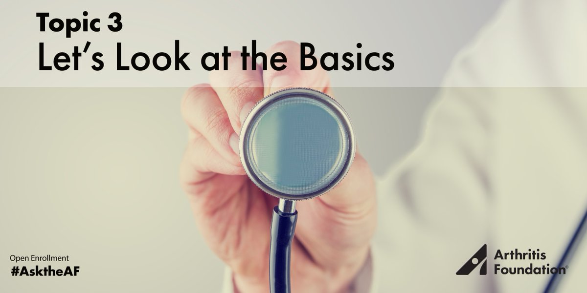 ArthritisFdn's tweet photo. T3: Let’s take a look at our third topic: Plan Basics! What questions do you have?  #AskTheAF https://t.co/SCTszthcTY