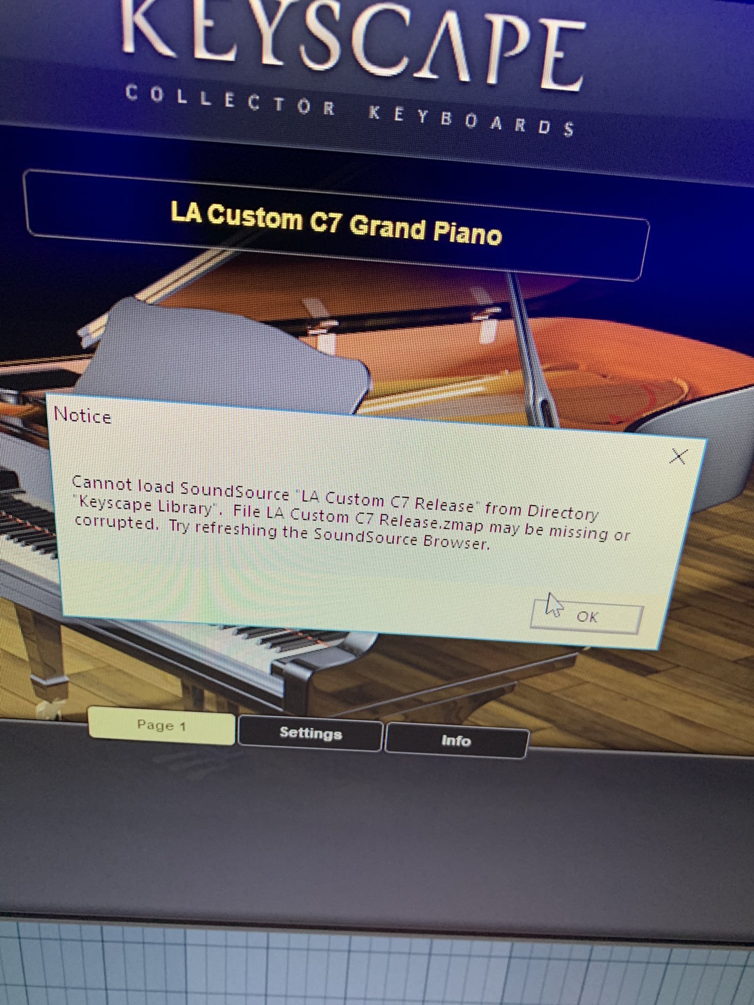 La custom sale c7 grand piano