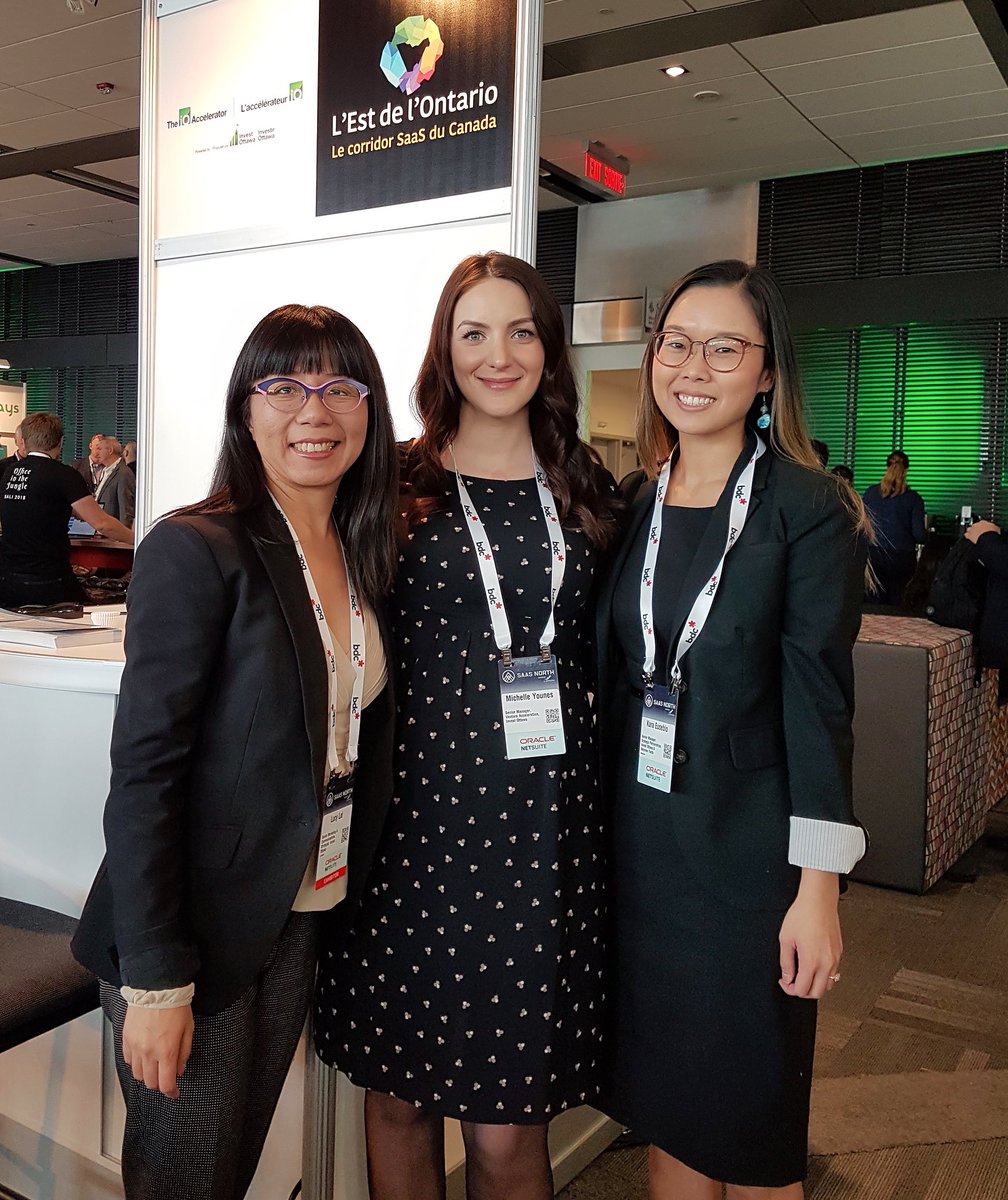 MichelleYounes's tweet image. Proud to represent the #IOAccelerator and support 8 of our amazing #SaaS companies at #SAASNORTH 🎉 Come check out our booth in the Eastern Ontario Pavilion to learn how we can help you grow your business 🚀