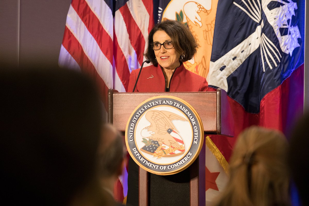 uspto's tweet photo. Congratulations to all the #Patents4Humanity winners. #USPTO Director Andrei Iancu, @NSF Director France Córdova, Commissioner for Patents Drew Hirshfeld, and @USAID Chief Innovation Officer Alexis Bonnell presented awards to all 9 winners on 11/27: https://t.co/yGt2QrLVCu. https://t.co/0BrMjDNLaZ