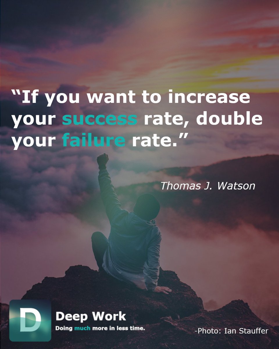 deepwork_online's tweet photo. Don't fear failure!
#deepwork #focus #work #growth #growthmindset #Productivity #timemanagement #technology #MotivationalQuotes #quoteoftheday #quotestoinspire #quotestoliveby #successquotes #quotes #quotesdaily #quotesforlife #WorkHard #business #Entrepreneur #FocusToTheFinish https://t.co/fJ7Wmed3Fd