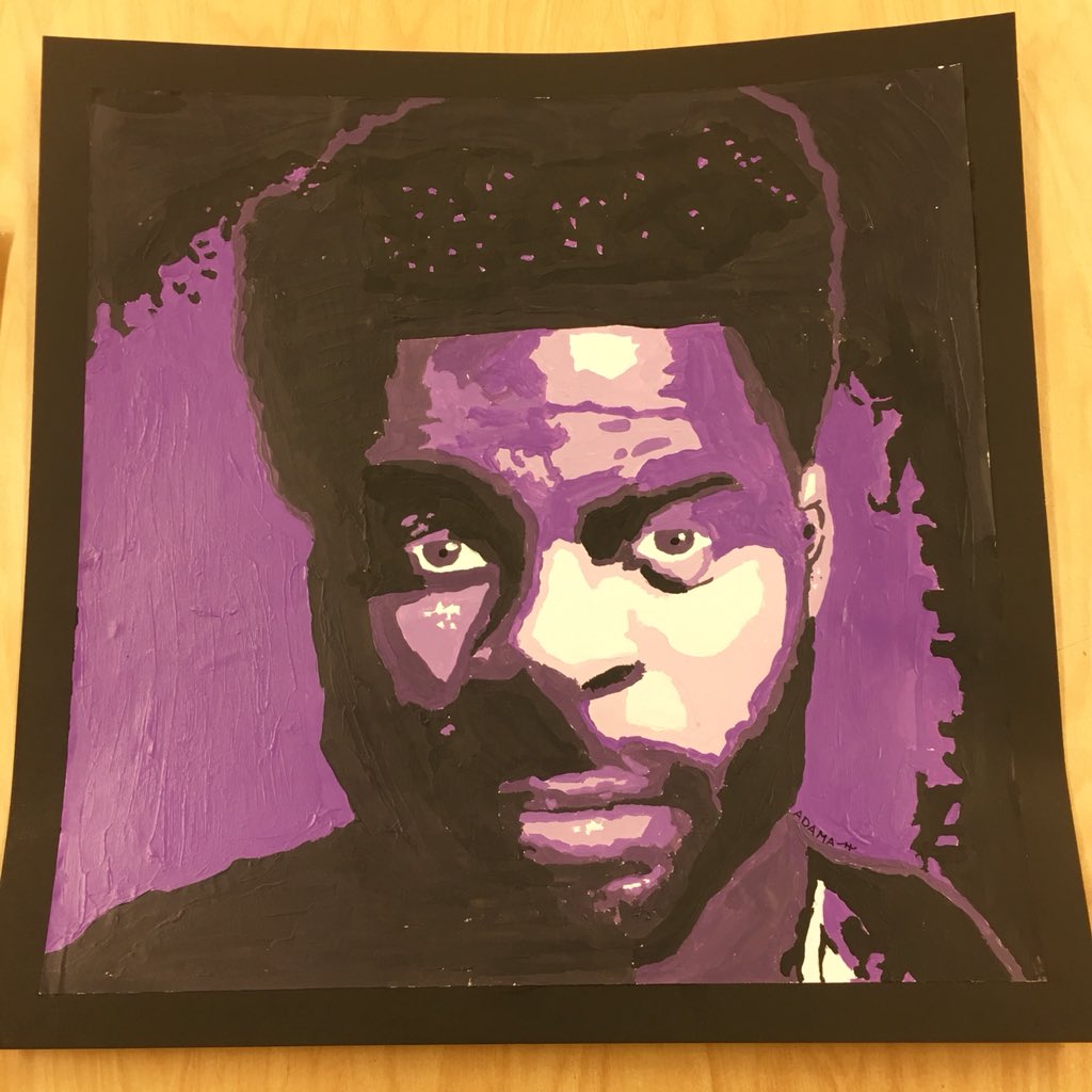 MissHitt's tweet photo. You guys, This is 8th grade artwork 🤩!! Monochromatic portraits by a few amazing students at #GMSW #portraits #acrylics #freehand #arteducation #OBSESSED https://t.co/kC57nguFtM