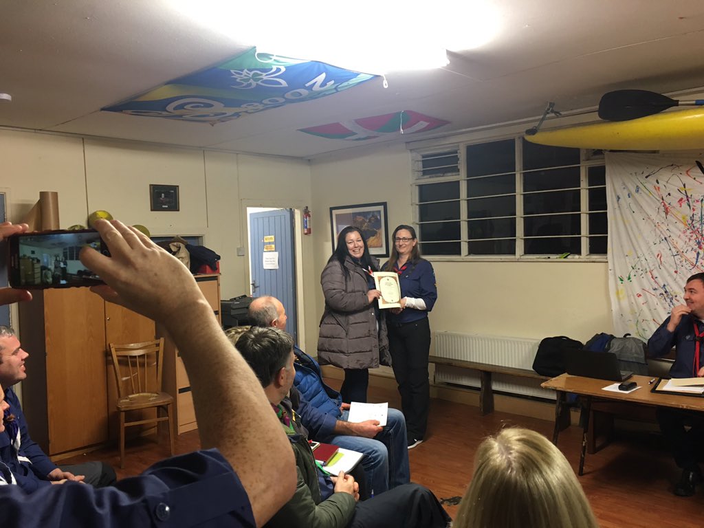 clare_scouts's tweet photo. Congratulations @johannaaces accepting her Chief Scout Commendation of Merit #Bravo #ScoutsIE https://t.co/2vHTiv1Rmm