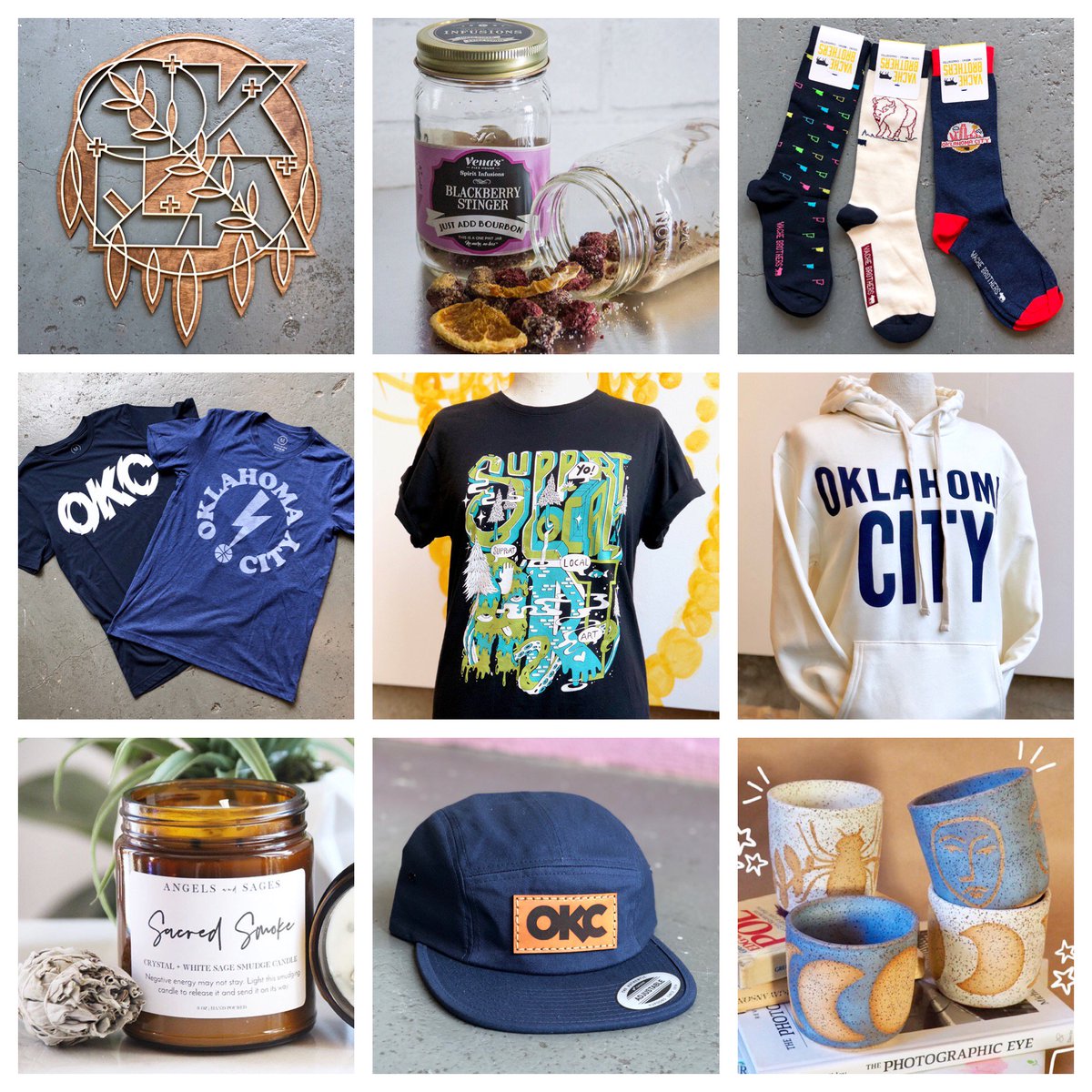 DNAGalleries's tweet image. Stop by the @plazadistrict and do your holiday shopping with us! We have a huge selection of artist made gifts, art, apparel, home goods, and more!