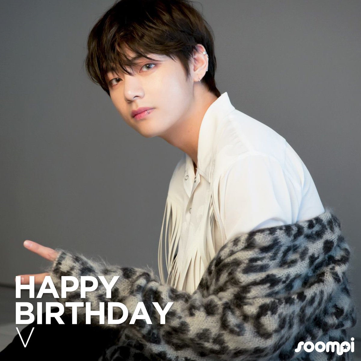 Happy Birthday to #BTS's V! #SingularitaeDay #WE_PURPLE_V 🎉 Catch up with him: soompi.com/tag/bts