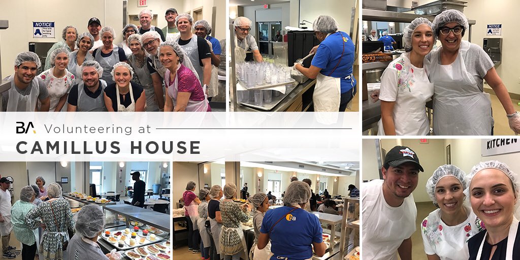 BermelloAjamil's tweet photo. The best way to give back is by serving those in need within our community. #BermelloAjamil volunteered on November 25th at @CamillusHouse serving meals to their guests. #CamillusHouse #TeamBA #givingback https://t.co/gy9RD9Pcpx
