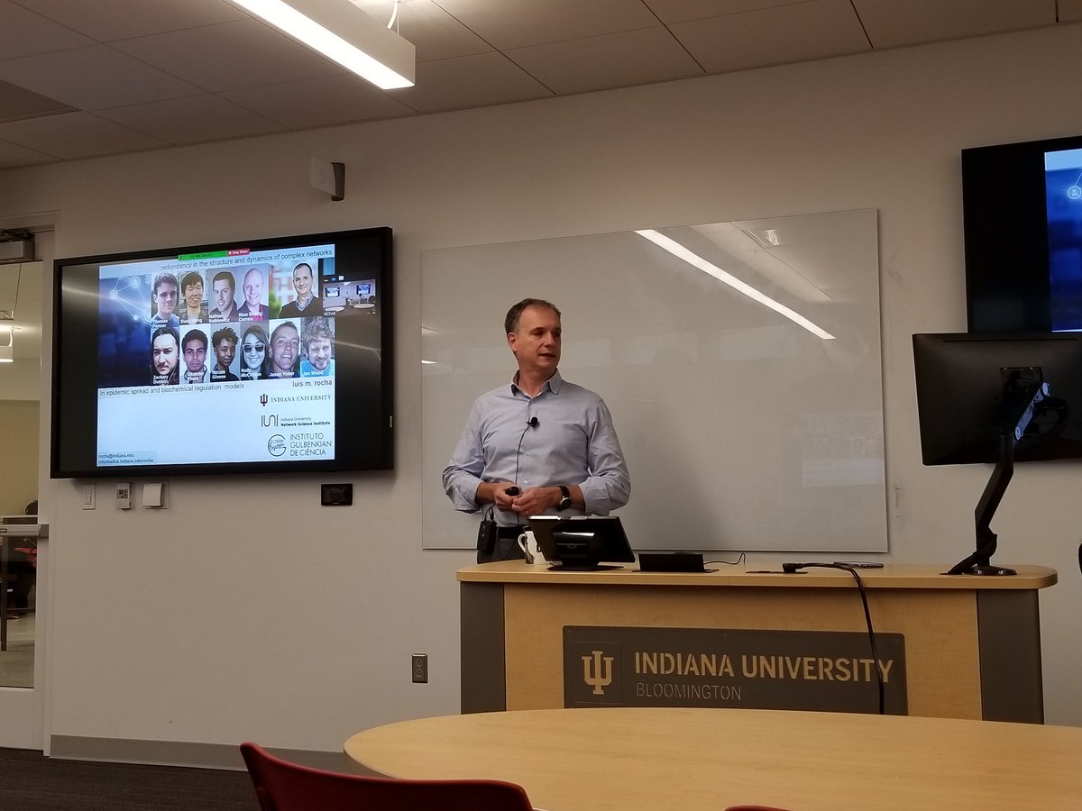 rionbr's tweet photo. @LuisMateusRocha presents some of our work in Network Redundancy and Control at the Extended Colloquium Series of the @CNS_NRT program. #IU #SICE #CASCI https://t.co/GPnWy4SKg6