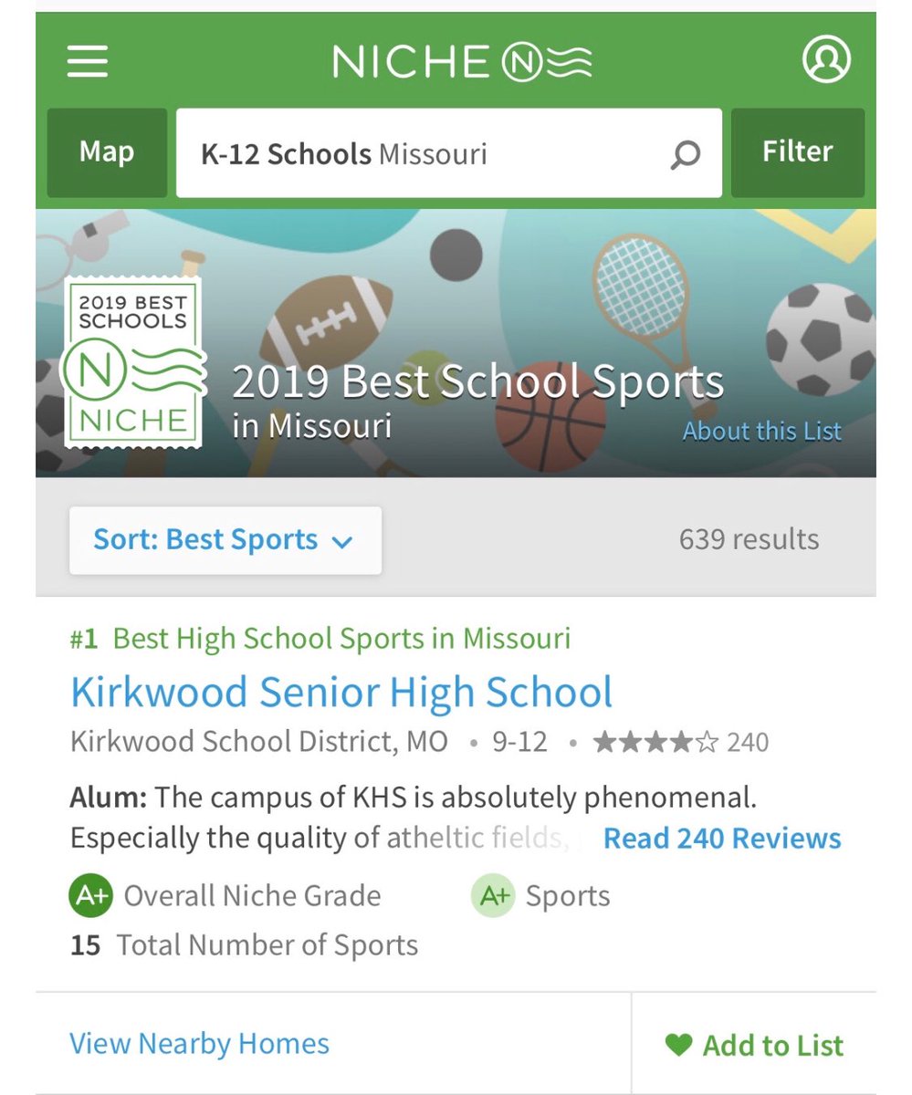 khspioneers's tweet photo. Kirkwood’s Athletic Program votes #1 again! Congrats to the community, all the coaches and athletes! https://t.co/A0mzj78vfK