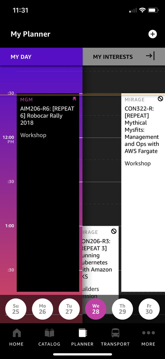 rich_ung's tweet photo. Looked up reinforcement learning #reInvent events last night and signed up for a Robocar Rally workshop for fun, and suddenly the workshop turns into a DeepRacer workshop with an intro to reinforcement learning after @ajassy’s keynote. Omg is this real life!? 😱 @AWSreInvent https://t.co/lmkJoLdp2D