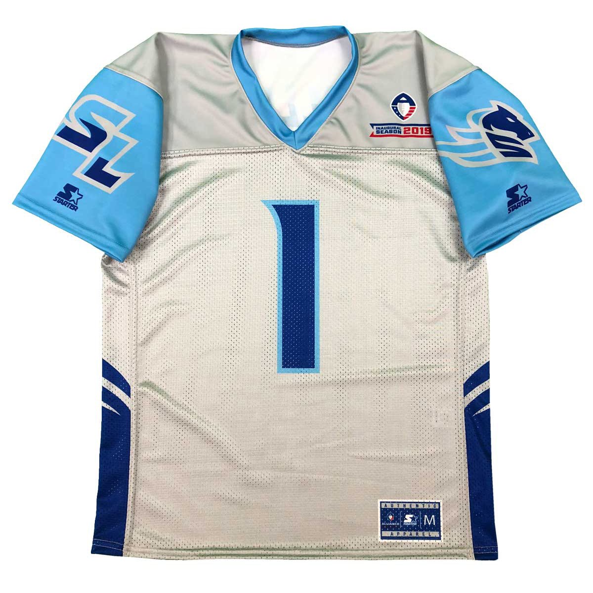 aafstallions's tweet image. Stay frosty ❄️ with an @aafstallions @Starter jacket or limited edition jersey! Get yours today at ➡️ aaf.com/shop