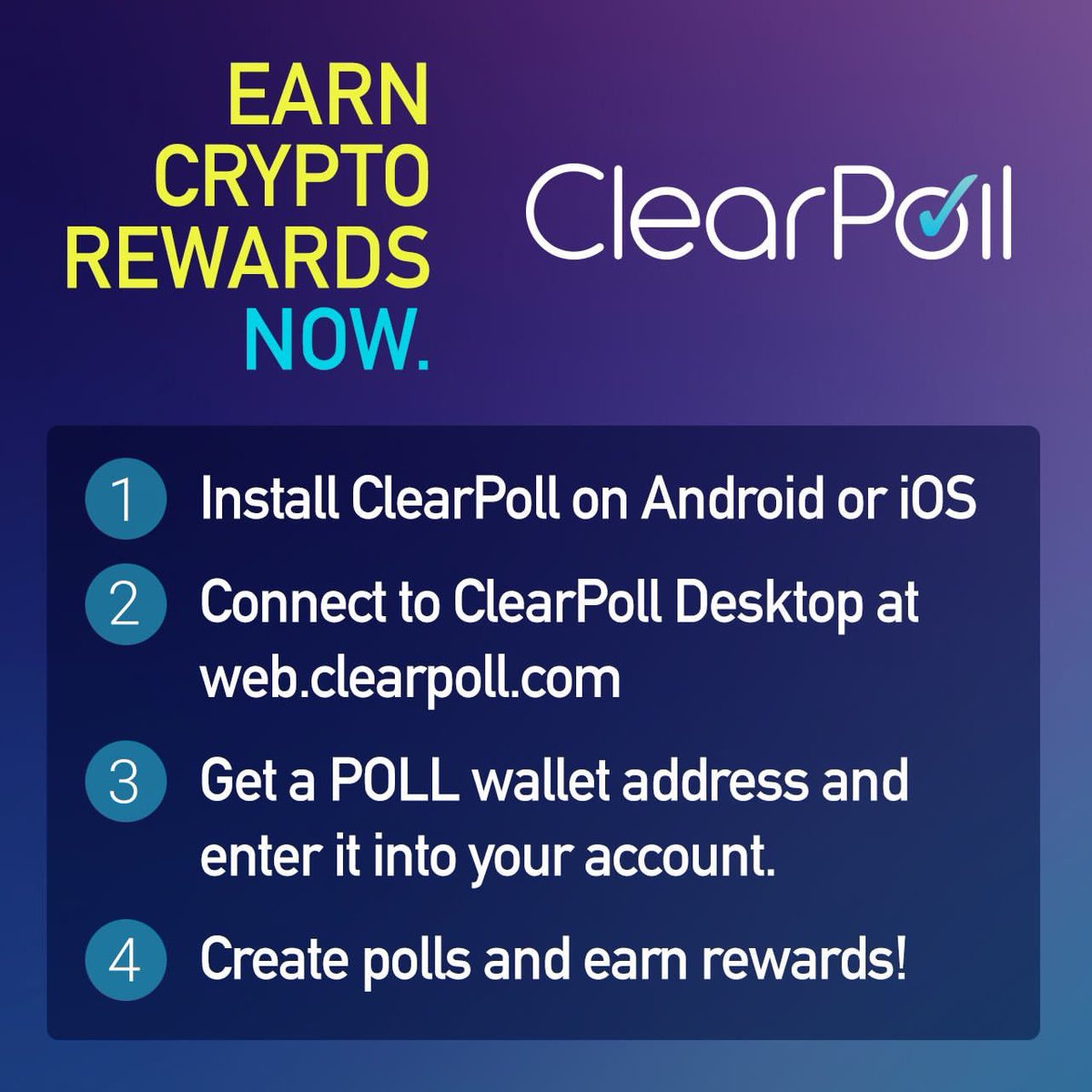 ClearPoll Support tweet media