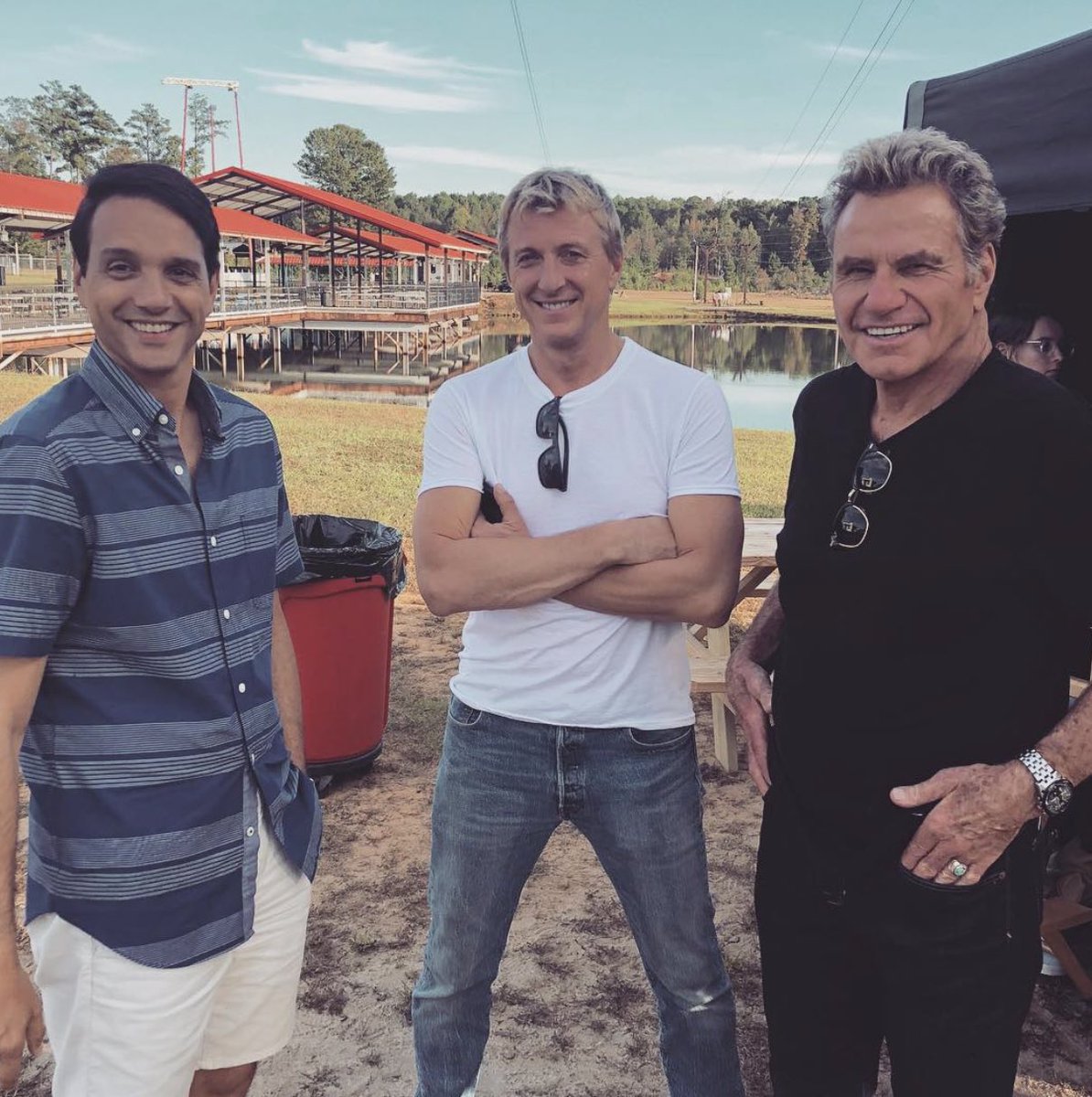 Never gets old with these two. <a href="/ralphmacchio/">Ralph Macchio</a> <a href="/WilliamZabka/">William Zabka</a> grateful and honored to continue the journey. #KarateKid #CobraKai never dies.