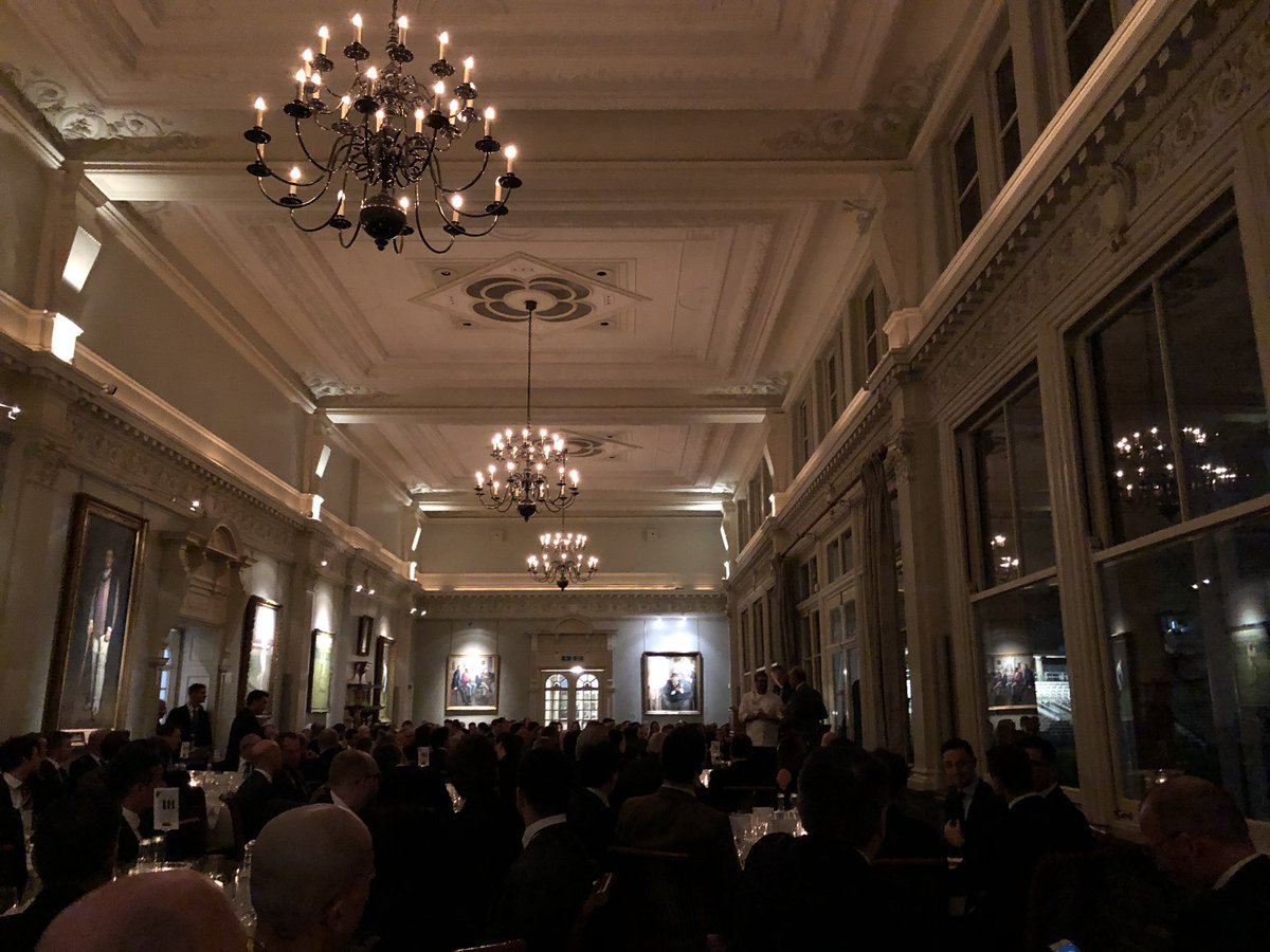 Evening at lords with <a href="/TrusolLimited/">Trusol Education</a> dinner by Daniel Clifford, wine from Sir Ian Botham. Speaker Angus Fraser! great company, venue and food @BenjiLiving
