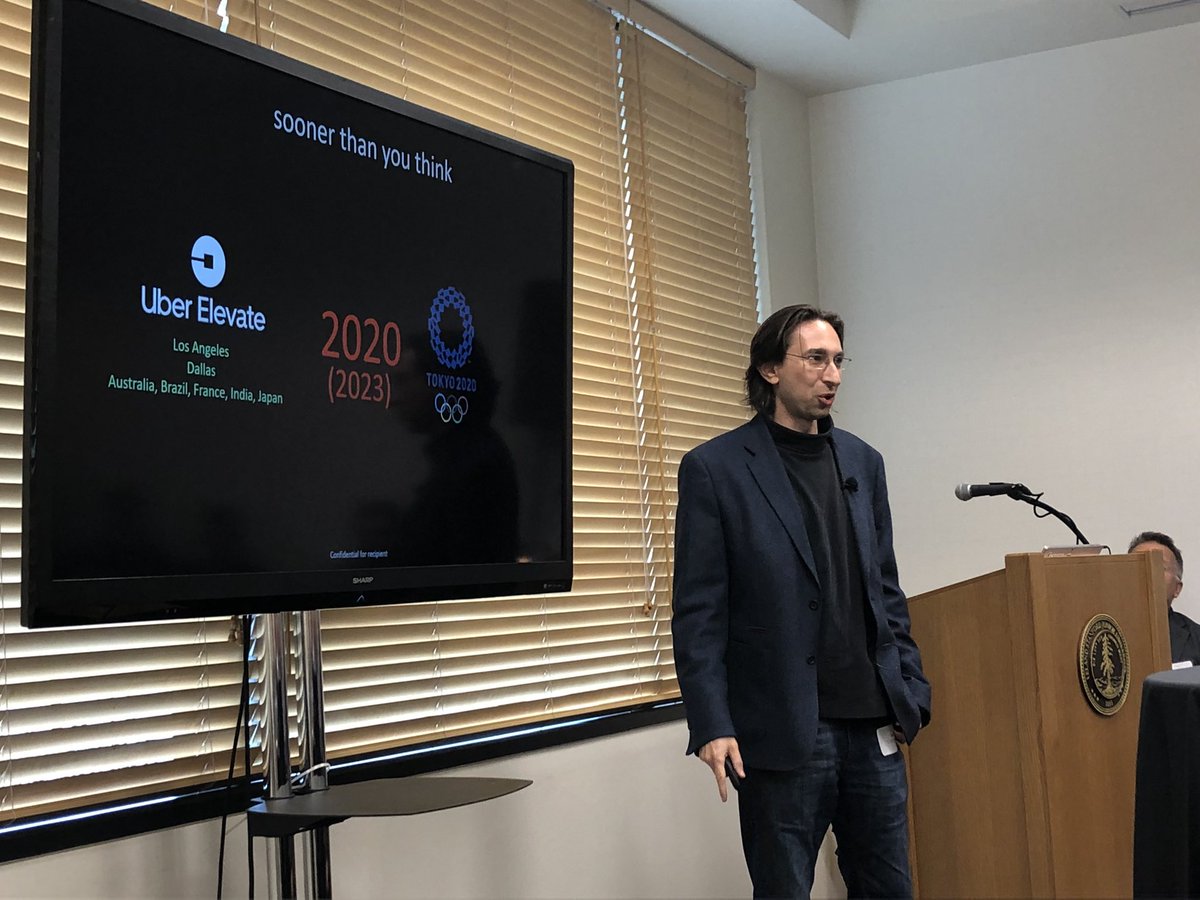 Jim Dukhovny presents that we will have flying cars by 2020 - that is about one year away.