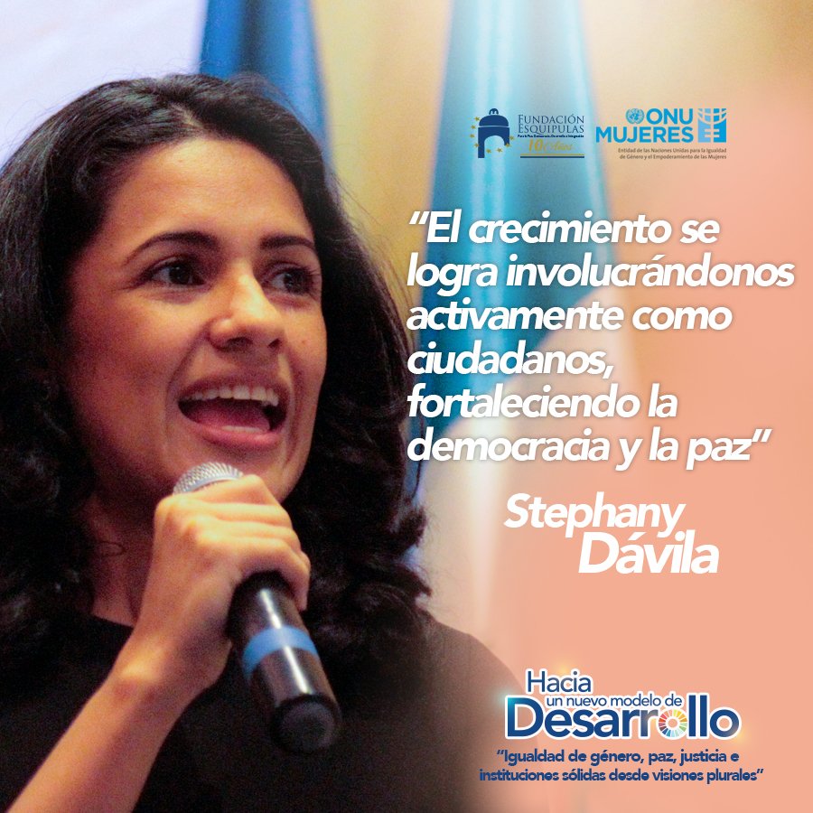 FundaEsquipulas's tweet photo. Intervención especial de @sdavila durante el II Conversatorio Público de la #FaseNacional "Igualdad de género, paz, justicia e instituciones sólidas desde visiones plurales" #FRE2018 #NoSinMujeres #10AñosFUNDAESQ #YoParticipo #VisionJoven https://t.co/zLTrl8HAIP