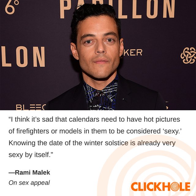 Rami Malek Said What?! clckhl.co/rkaochi