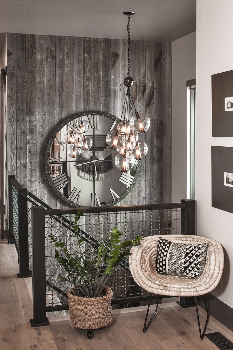 FusionDenver's tweet photo. More from the Loveland project with PJL Custom Homes! This Arteriors "Caviar" pendant is a perfect fit for this stairwell landing. https://t.co/vMkPX3Atrl