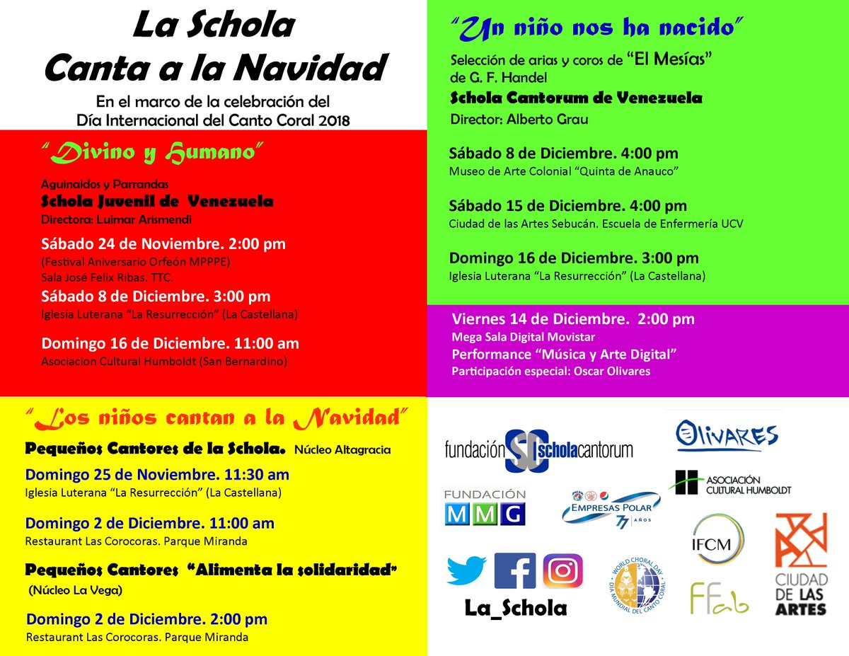 CELEBRAMOS la llegada de la Navidad. Tiempo de encuentro, de familia, de recuentos y esperanzas. Tenemos una intensa programación. TE ESPERAMOS!!!