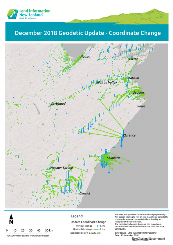 LINZ_Geodesy's tweet photo. An update this weekend will improve the accuracy of geodetic coordinates around Kaikoura and throughout New Zealand https://t.co/zHgSOPVvBI https://t.co/eIsg4ZfNkT