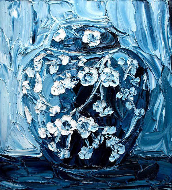New collection by Jodie Wells now showing at our Paddington Gallery

Pictured:
Cherry Blossom Chinese Ginger Jar
Oil on canvas
68 x 62cm

Exhibition runs until 12 December

More information: lethbridgegallery.com/artist/jodie-w…