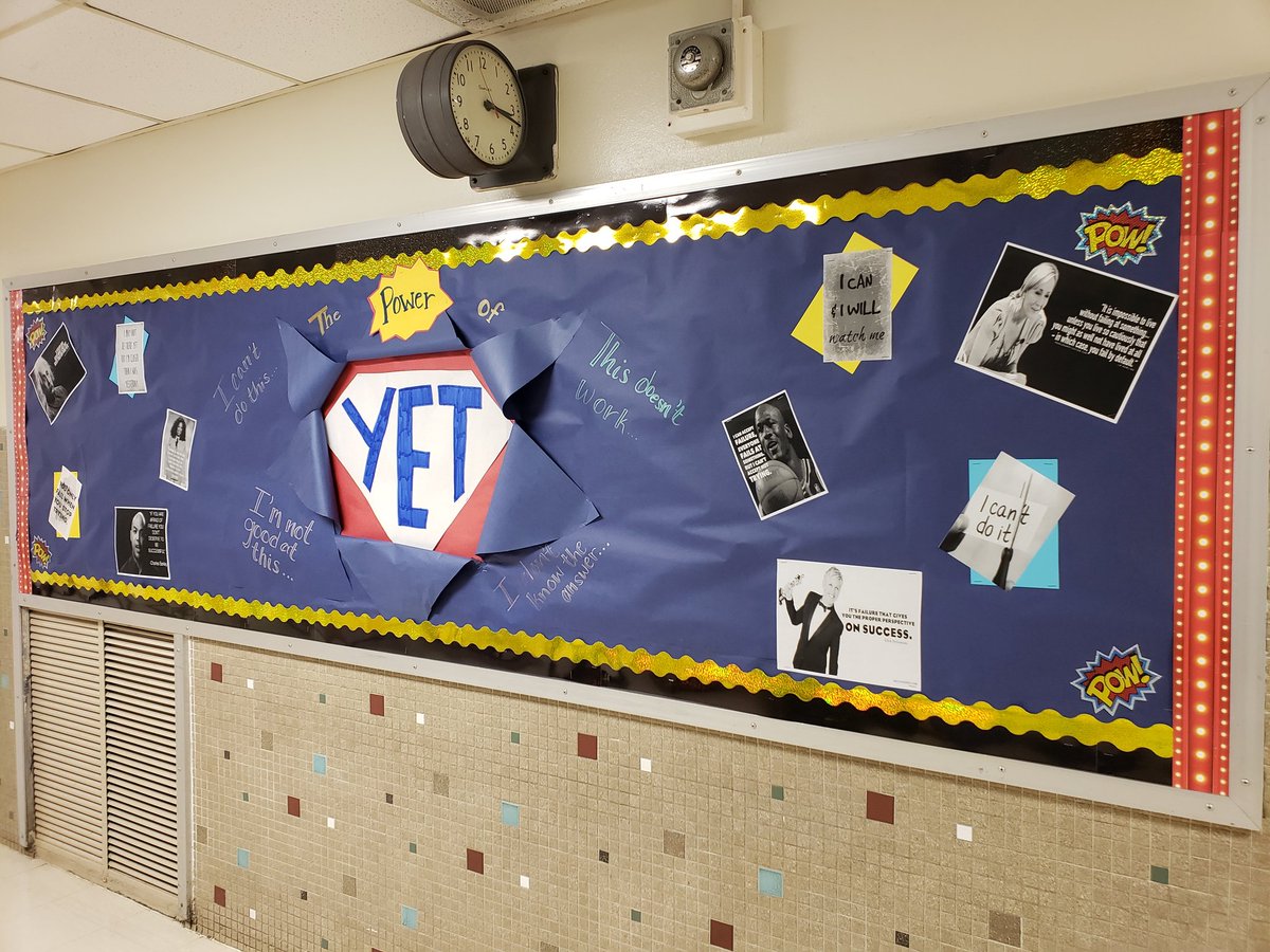 MrsPeterson007's tweet photo. New bulletin board! #wearepatneff #thisisnorthside #growthmindset @NISD https://t.co/DDmo2L0X8F