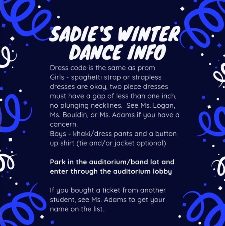 Andy_TheBuzz's tweet photo. Can’t wait for the dance next week. Here’s some info for the big night
@FMStuCo https://t.co/gJAlPc6CEv