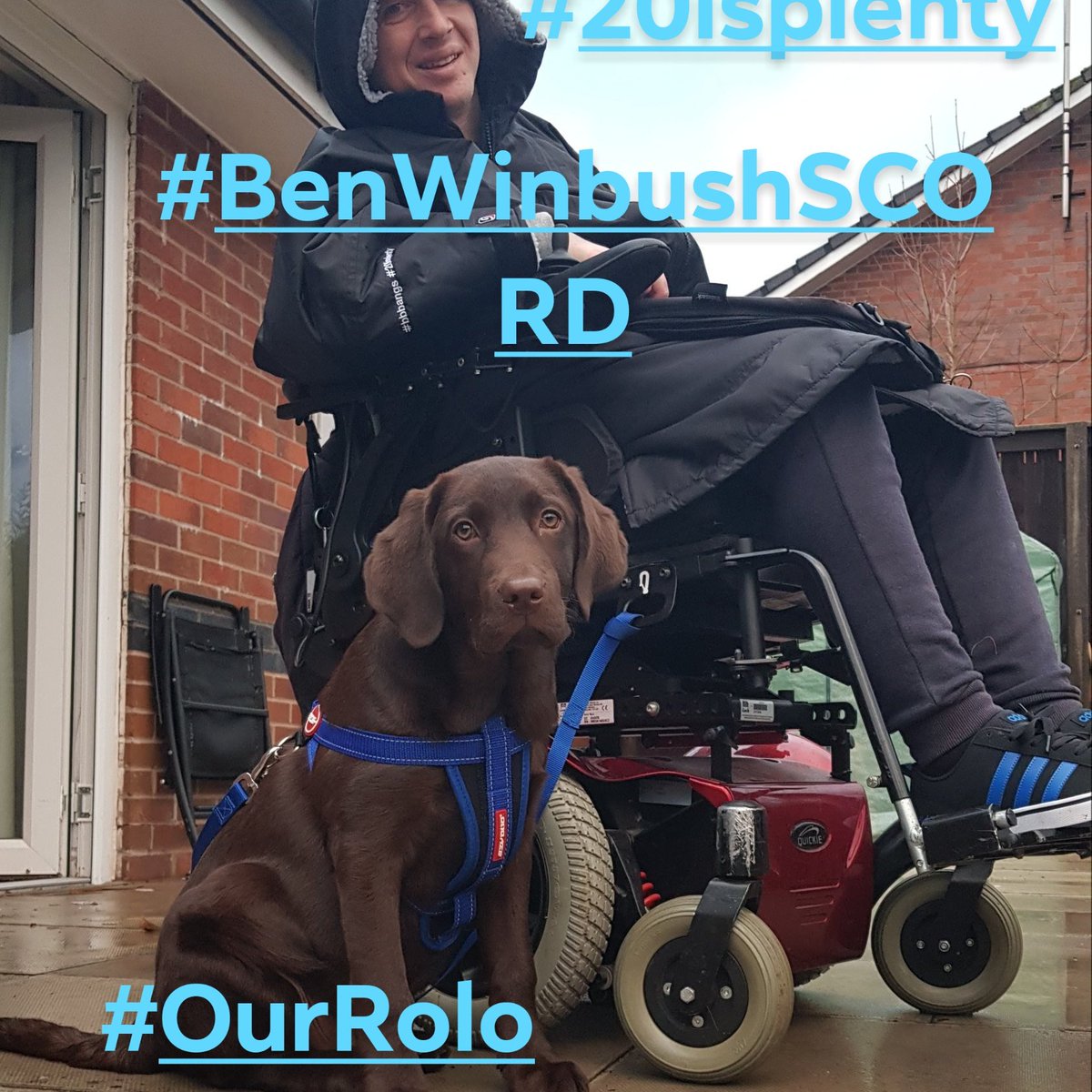benwimbushSCORD's tweet photo. Day 3 took #OurRolo for a walk around the hood a.k.a #Blackley in the rain Thanks @Hazel2502 for my custom #20isplenty #bbangs @dryrobe which kept me right as 9 pence in Manchester's #liquidsunshine Plz share your choice with #20isplenty 💙 Ben
Plz Read & RT my @facebook #Blog https://t.co/ynUKrzyS4O